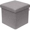 KNECKES®️ Pouf contenitore e sgabello blu per bambini di alta qualità (30x30x30cm) | perfetto per camera dei bambini| sgabello pieghevole