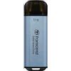Transcend SSD Portatile ESD300C 1TB USB Type-C 10 Gbit/s PS4/PS5 Compatibile, Azzurro - TS1TESD300C