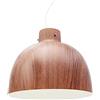 Kartell Bellissima, Lampada a Sospensione, Tecnopolimero termoplastico colorato in Massa, Legno, Ø 50 x H 41 cm [Classe di efficienza energetica E]