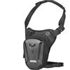 Sonhomay Marsupio impermeabile da gamba per moto, in EVA, impermeabile, multiuso, per escursionismo, equitazione, ciclismo, caccia, campeggio, Nero , alla moda