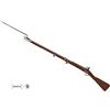 DENIX FUCILE BROWN-BES CON BAIONETTA INGHILTERRA 1722