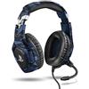 Trust Gaming GXT 488 Forze-B Cuffie PS4 e PS5 con Licenza Ufficiale PlayStation, Over-Ear, Microfono Ripiegabile e Archetto Regolabile, Jack Audio 3.5 mm, Cuffie Gaming Cablate - Blu