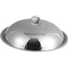 Healvian Coperchio Pentola Coperchio Padella Universale Coperchio in Acciaio Inossidabile Copertura Anti Spruzzi D'olio Anti-Scottatura Addensare Coperchio Della Pentola Coperchio Universale 36 CM