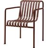 Hay - Poltrona impilabile Palissade - Rosso - Acciaio - Designer Ronan & Erwan Bouroullec