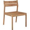 Ethnicraft - Sedia Jack outdoor - Legno naturale - Teak massello - Designer Jacques Deneef