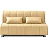 EVERGREENWEB MATERASSI & BEDS EVERGREENWEB Divano Letto 3 Posti con Materasso Matrimoniale 160x190 Ortopedico, Prontoletto RICHIUDIBILE con Rivestimento SFODERABILE e Lavabile, Coppia Cuscini SUPERSOFT Abbinati color Beige EVENING