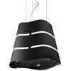 Elica WAVE UX BL MAT/F/51 PRF0171193 Cappa a Isola Sospesa 50 cm Diametro Nero effetto soft touch