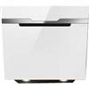 Elica MAJESTIC @ WH/A/60 - PRF0124235B Cappa a Parete 60 cm Vetro Bianco e Acciaio Inox