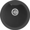 Elleci LGEROU59 Lavello 1 vasca Circolare Monovasca Sopratop Diametro 485 mm finitura Granitek Classic Antracite 59 Ego Round