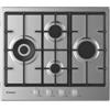Candy Piano Cottura da Incasso a Gas 60 cm 4 Fuochi Acciaio Inox Griglie in Ghisa NEW TIMELESS Candy CHG6D4WPX - 33801849