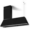 Elica IKONA MAXXI PURE BL MAT/F/120 - PRF0171195 Cappa a Isola Sospesa 120 cm con Purificatore D'Aria Nero effetto soft touch