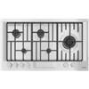Foster Piano Cottura da Incasso a Gas Semifilo 87cm 5 Fuochi Acciaio inox Satinato Griglie in Ghisa Serie FL Foster 7206 032 - 7206032