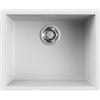 Elleci LKZ10596F01 Lavello da Incasso 1 vasca Monovasca 548 x 448 mm Filotop finitura Keratek White 96 ZEN-F 105