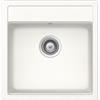 Schock PRONTA CONSEGNA - SPEDIZIONE IMMEDIATA Lavello incasso 1 Vasca Monovasca sopratop sottotop 49 x 51 cm CRISTALITE Bianco Assoluto NEMO N100S SCHOCK NEMN100S01