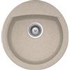 Schock Lavello incasso 1 Vasca Circolare sopratop sottotop 47 x 49 cm CRISTALITE Avena NEMO R100 SCHOCK NEMR100058