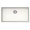 Schock Lavello incasso 1 Vasca Monovasca sopratop sottotop 838,2 x 469,5 mm CRISTALITE Bianco Assoluto SOLIDO N100XL SCHOCK SOLN100L01