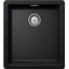 Schock Lavello incasso 1 Vasca Monovasca sopratop sottotop 406 x 456 mm Cristadur Premium Nero Puro GALAXY N100S SCHOCK GALN100SA84