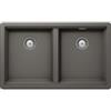 Schock Lavello incasso 2 Vasche sopratop sottotop 750 x 456 mm Cristadur Premium Silverstone GALAXY N200 SCHOCK GALN200A91