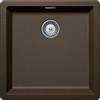 Schock Lavello incasso 1 Vasca Monovasca Sottotop 43 x 43 cm Cristadur Premium Bronze GALAXY N100U SCHOCK GALN100U87