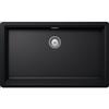 Schock PRONTA CONSEGNA - SPEDIZIONE IMMEDIATA Lavello incasso 1 Vasca Monovasca Sottotop 724 x 430 mm Cristadur Premium Nero Puro GALAXY N100XLU SCHOCK GALN100XLU84