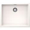 Schock PRONTA CONSEGNA - SPEDIZIONE IMMEDIATA Lavello incasso 1 Vasca Monovasca Sottotop 53 x 43 cm Cristadur Premium Bianco Puro GALAXY N100LU SCHOCK GALN100LU99