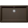 Schock Lavello incasso 1 Vasca Monovasca Sottotop 724 x 430 mm Cristadur Premium Bronze GALAXY N100XLU SCHOCK GALN100XLU87