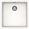 Schock Lavello incasso 1 Vasca Monovasca sottotop 43 x 43 cm CRISTALITE Bianco Assoluto BROOKLYN N100U SCHOCK BYKN100U01