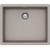 Schock Lavello incasso 1 Vasca Monovasca sottotop 53 x 43 cm CRISTALITE Grigio Tortora BROOKLYN N100U SCHOCK BYKN100LU42