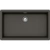 Schock Lavello incasso 1 Vasca Monovasca sottotop 724 x 430 mm CRISTALITE Asphalt BROOKLYN N100XLU SCHOCK BYKN100XLU43