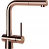 Schock Miscelatore Cucina monocomando canna a ponte dritta con doccetta estraibile finitura Oro Rosa LAIOS DOCCIA SCHOCK 517120COP