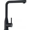 Schock PRONTA CONSEGNA - SPEDIZIONE IMMEDIATA Miscelatore Cucina monocomando canna a ponte dritta Acciaio Inox finitura nera KETO SCHOCK 518027PUR