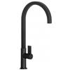 Schock Miscelatore Cucina monocomando canna alta quadrata tutto colore Nero Puro NEW AQUAARCO T SCHOCK SXARCT84