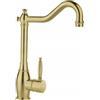 Schock Miscelatore cucina monocomando estetica classica Acciaio Inox finitura white gold RESI SCHOCK 513000WGO