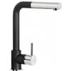 Schock Miscelatore cucina monocomando con doccetta estraibile finitura nero assoluto AQUAVIVA SCHOCK SXVIVA13