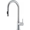 Schock Miscelatore cucina monocomando canna alta curvata con doccetta estraibile finitura cromato AQUARAIN SCHOCK SXRAIN80