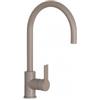 Schock Miscelatore monocomando canna alta curvata raggio maggiorato finitura Grigio Tortora NEW AQUAALTO SCHOCK SXALTON42