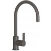 Schock Miscelatore monocomando canna alta curvata raggio maggiorato finitura Asphalt NEW AQUAALTO SCHOCK SXALTON43