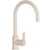 Schock Miscelatore monocomando canna alta curvata raggio maggiorato finitura Avena NEW AQUAALTO SCHOCK SXALTON58