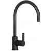 Schock Miscelatore monocomando canna alta curvata raggio maggiorato finitura Nero Puro NEW AQUAALTO SCHOCK SXALTON84