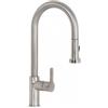 Schock Miscelatore monocomando con doccetta estraibile professional finitura Inox Ottico AQUAALTO CON DOCCIA SCHOCK SXALTD90