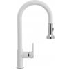 Schock Miscelatore monocomando con doccetta estraibile professional finitura bianco assoluto AQUAALTO CON DOCCIA SCHOCK SXALTD01