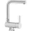 Schock Miscelatore cucina monocomando sottofinestra canna ad L finitura cromato AQUAWINDOW LINEA SCHOCK SXWINL80