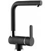 Schock Miscelatore cucina monocomando sottofinestra canna ad L finitura Antracite AQUAWINDOW LINEA SCHOCK SXWINL51