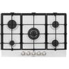 Schock Piano Cottura da Incasso a Gas 74 cm 5 Fuochi Griglie in Ghisa finitura Bianco Opaco PRIMUS PC75 SCHOCK STP855HWH