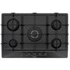 Schock Piano Cottura da Incasso a Gas 74 cm 5 Fuochi Griglie in Ghisa finitura Nero Opaco PRIMUS PC75 SCHOCK STP855HBK