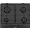 Schock Piano Cottura da Incasso a Gas 60 cm 4 Fuochi Griglie in Ghisa finitura Nero Opaco PRIMUS PC60 SCHOCK STP64HBK