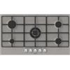 Schock Piano Cottura da Incasso a Gas 90 cm 5 Fuochi Griglie in piattina finitura grigio tortora SILVER PC90 AV SCHOCK STS95542