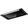 Elica HIDDEN 2.0 BL MAT/A/72 - PRF0197747 Cappa Incasso 72 cm Acciaio Inox e Nero effetto Soft Touch