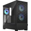 Case Fractal Pop Air - Mid-Tower ATX, pannello laterale in vetro temperato, 3 ventole 120mm A-RGB incluse - Nero