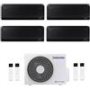 Samsung CONDIZIONATORE SAMSUNG INVERTER QUADRI SPLIT WINDFREE BLACK 7000+9000+9000+12000 con AJ080TXJ R-32 CLASSE A++ WIFI - NEW 7+9+9+12